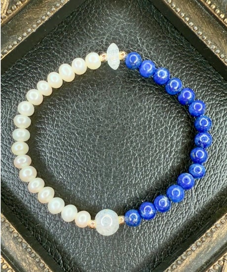 High Quality Pearl × High Quality lapis lazuli