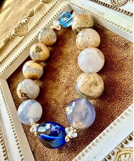 High Quality Blue Sapphire × High Quality Blue Topaz × Blue Chalcedony （限定）
