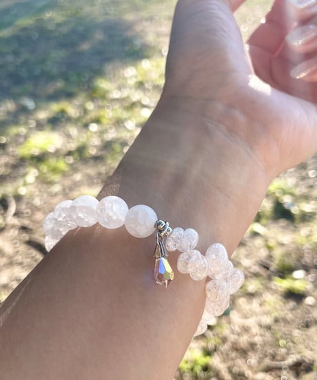 Matte Crackle Quartz × Crackle Quartz