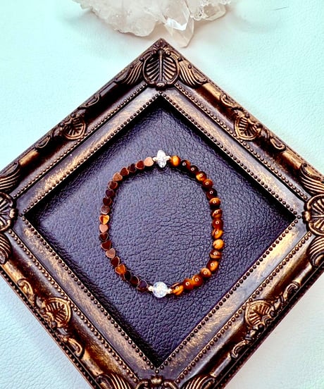 Heart Tiger Eye × Tiger Eye
