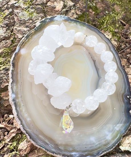 Raw Quartz ✖️ Crackle Quartz
