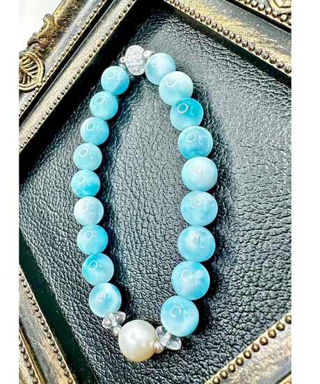 High Quality Ice Larimar × Pearl