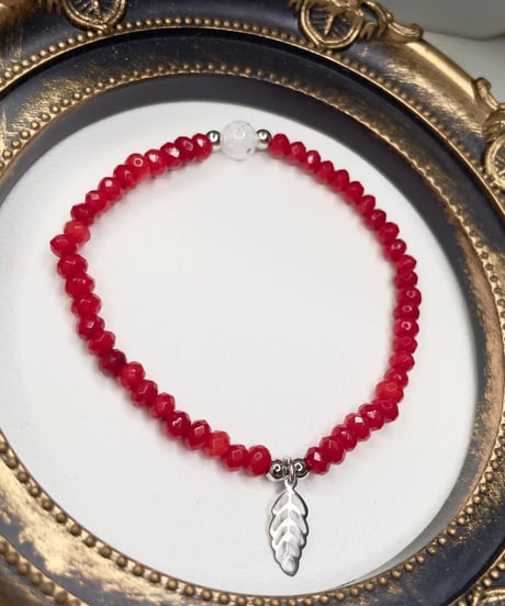 Red jade 2way  bracelet