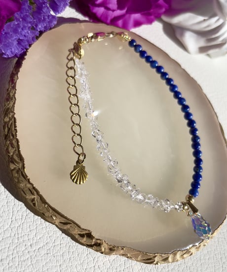 Herkimer Diamond×Lapis Lazuli