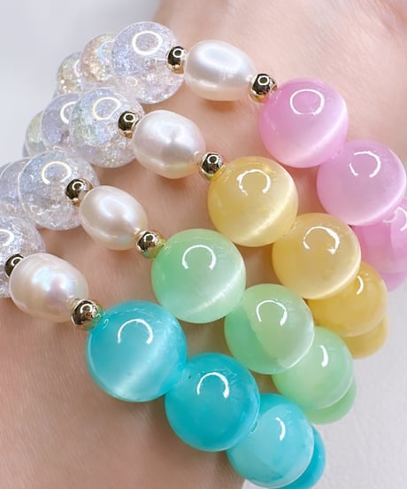 Selenite × Rainbow Crackle Quartz