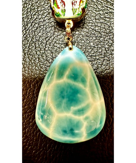 vintage galass × High Quality Ice Larimar (限定１本）