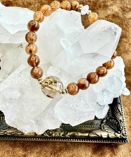 High Quality Golden Rutile Quartz × High Quality Copper Rutile Quartz
