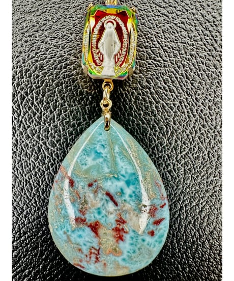 vintage glass × Chocolate Larimar （限定１本）