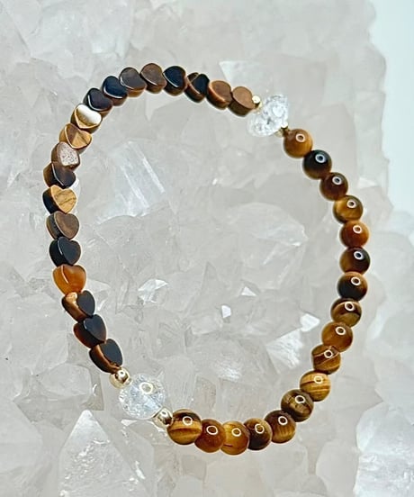 Heart Tiger Eye × Tiger Eye