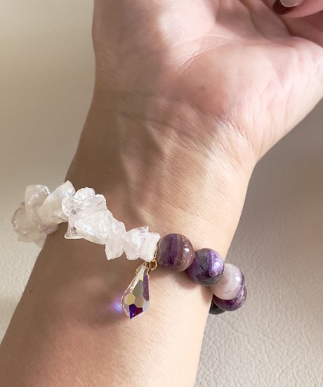 Charoite ×  Crystal