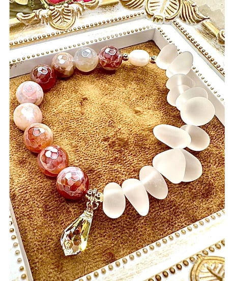 Pink Agate × Matte Crystal
