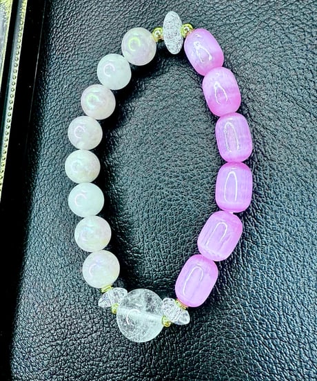 High Quality Himalaya Crystal × Selenite × Rainbow Rosequartz（限定数本）