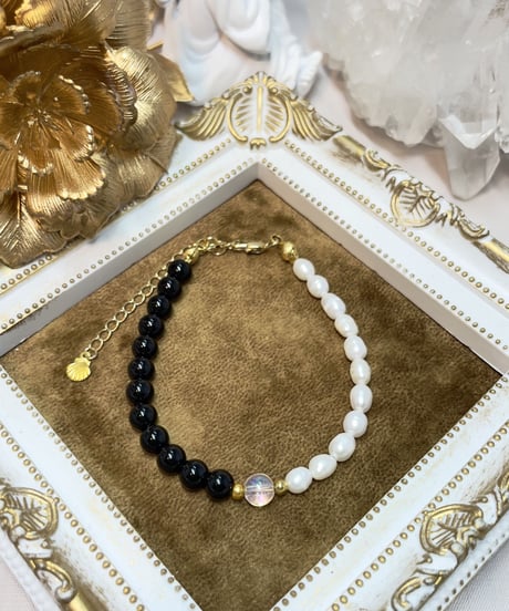 Blackonyx× Freshwater pearl