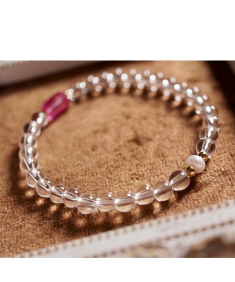 High Quality Pink Sapphire × High Quality Crystal × × High Quality Pearl