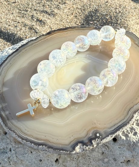 Rainbow Crackle Quartz