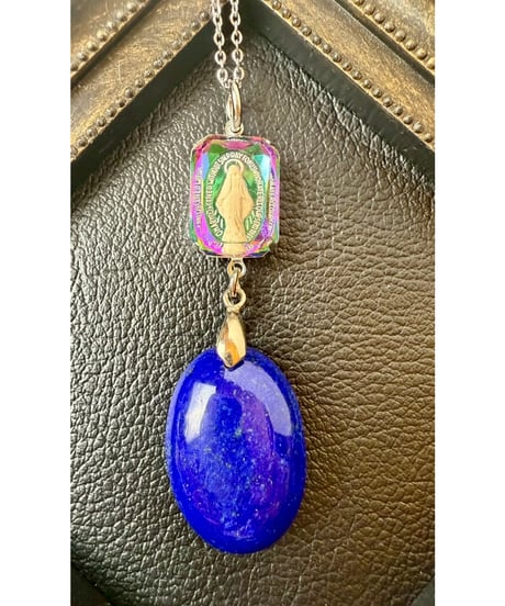 High Quality lapis lazuli × vintage glass（限定１本）