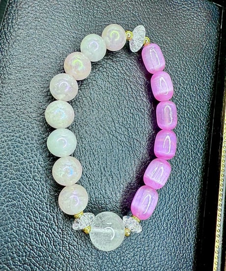 High Quality Himalaya Crystal × Selenite × Rainbow Rosequartz（限定数本）