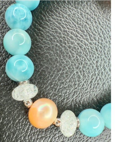 Ice Larimar × Pearl（限定1本）