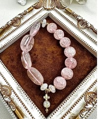 Crackle Rosequartz × Rosequartz