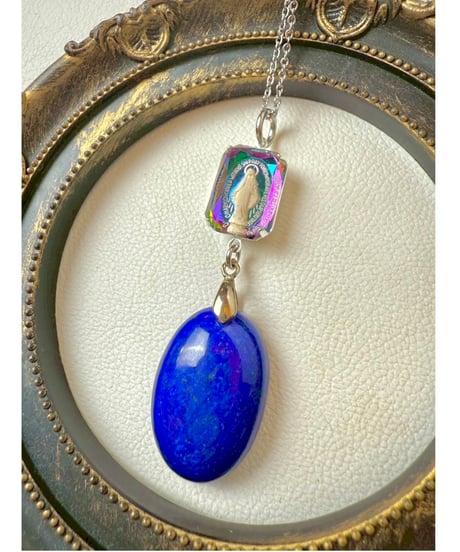 High Quality lapis lazuli × vintage glass（限定１本）