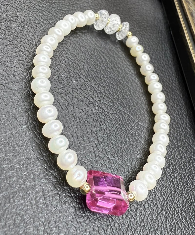 High Quality Pink Sapphire × High Quality Pearl