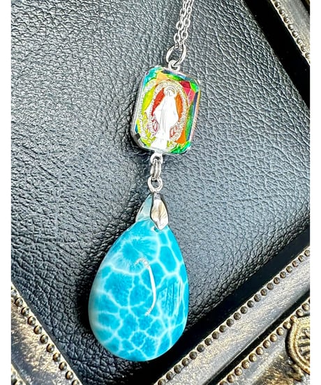 vintage galass × High Quality Ice Larimar