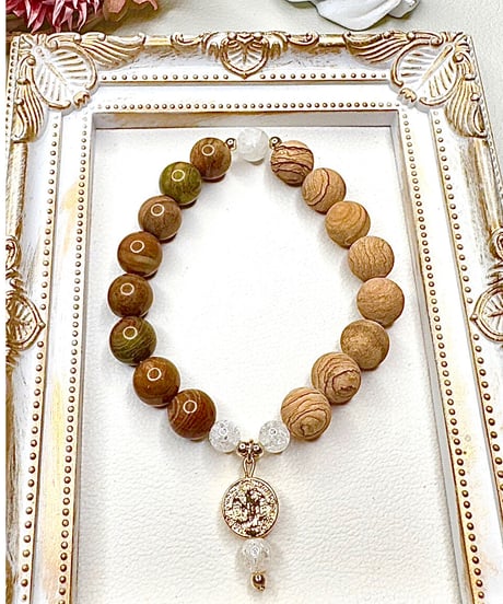 Rainbow Jasper × Petrified Wood Jasper