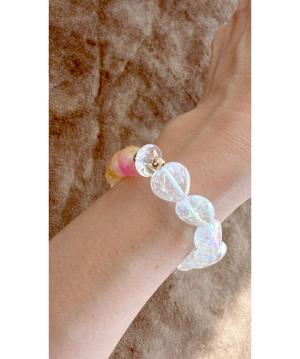 Selenite × Rainbow Crack Quartz | UNITY