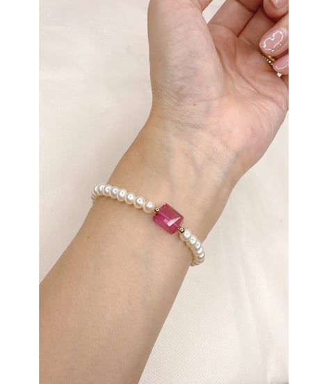 High Quality Pink Sapphire × High Quality Pearl