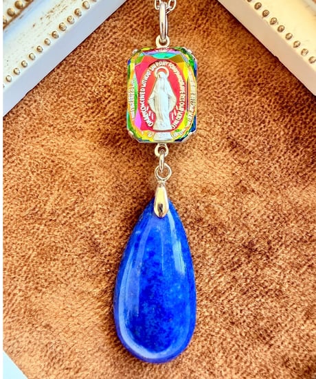 High Quality lapis lazuli × vintage glass（限定１本）