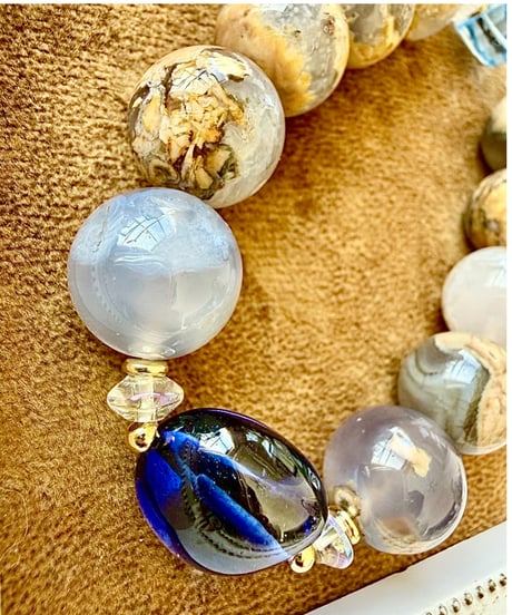 High Quality Blue Sapphire × High Quality Blue Topaz × Blue Chalcedony （限定）