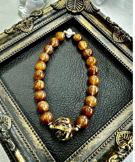 High Quality Golden Rutile Quartz × High Quality Copper Rutile Quartz