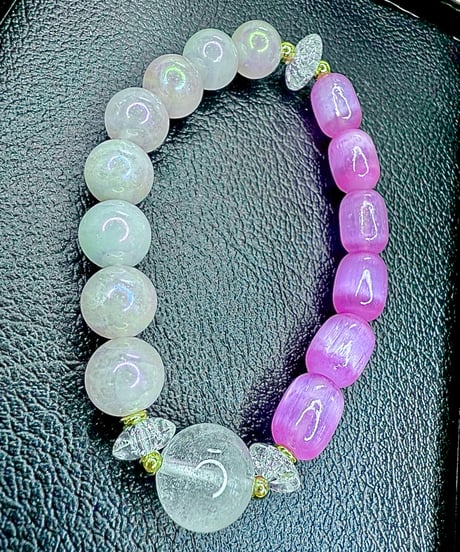 High Quality Himalaya Crystal × Selenite × Rainbow Rosequartz（限定数本）