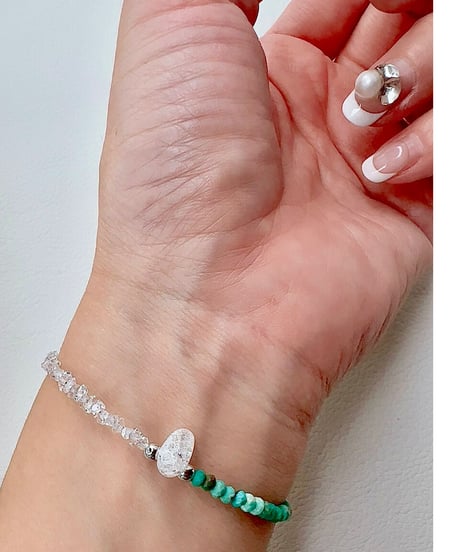Herkimer Diamond × Turquoise