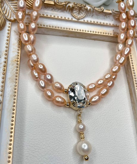 Pearl necklace（pink）