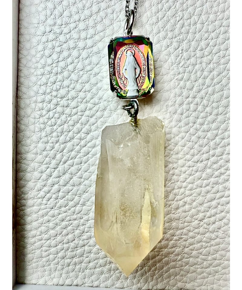 ゴールデンヒーラーレムリアンシード × vintage glass （限定1