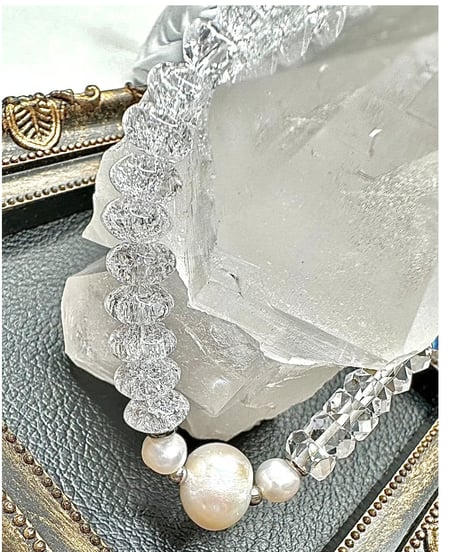 Pearl × Crackle Quartz × Clear Quartz