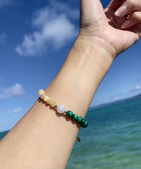 Malachite × Mother of pearl