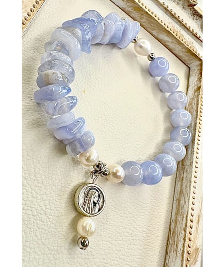 Blue Lace Agate× Blue Lace Agate