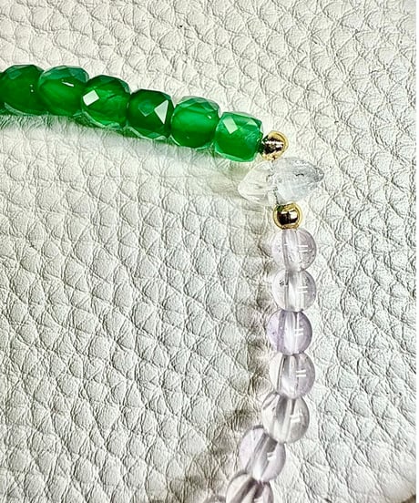 Green Onyx × Amethyst × Onyx × Tiger Eye