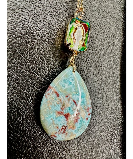 vintage glass × Chocolate Larimar （限定１本）