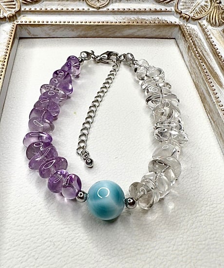 Larimar × Amethyst × Crystal