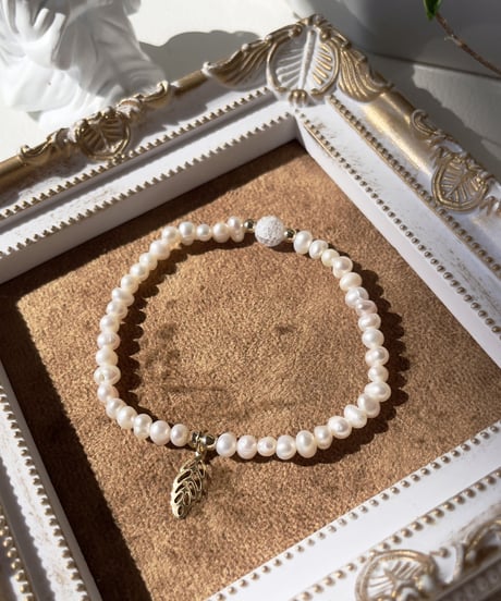Freshwater pearl  2way（White）
