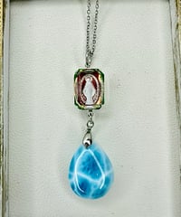 High Quality Ice Larimar × vintage glass（限定１本）