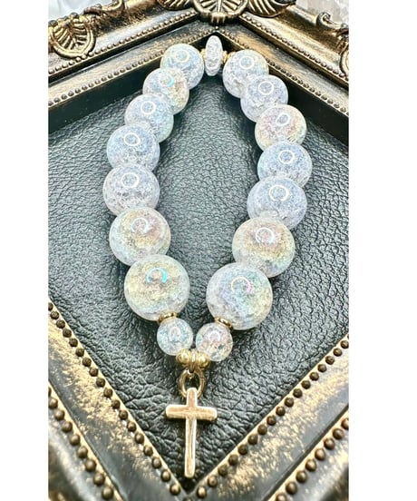 Rainbow Crackle Quartz
