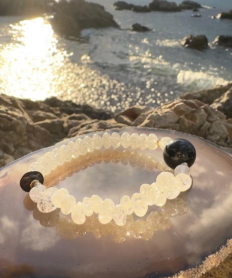 Morion ×  Crackle Quartz × Black Onyx