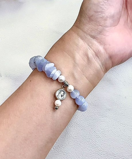 Blue Lace Agate× Blue Lace Agate