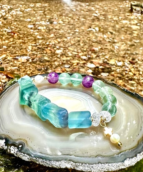 Raw Fluorite × Fluorite