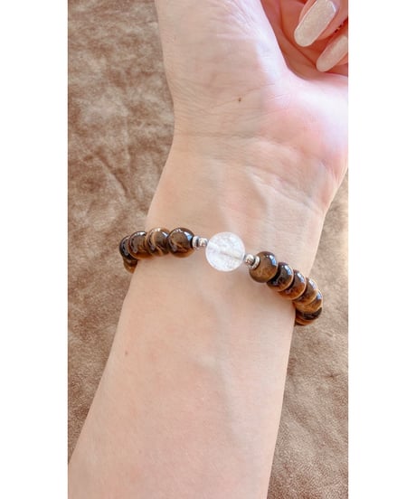 High Quality Himalaya Crystal × Tiger Eye × Tiger Eye