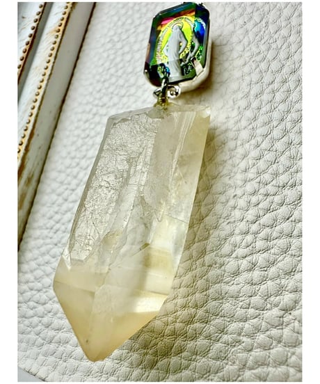 ゴールデンヒーラーレムリアンシード × vintage glass （限定１本）